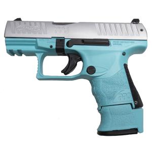 WALTHER ARMS PPQ SC SAO Angel Blue Silver Slide 9mm