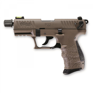 Walther P22Q Tactical FDE Semi-automatic .22LR 3.42 inch Thr. Barrel 10+1 Rounds Certified Used 723364220241