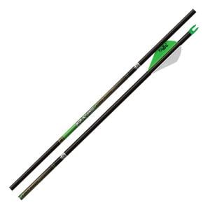Easton 4mm Axis LR Match Grade 400 Arrow w/3" Hybrid 26 Vanes & 55gr Half-Outs 6pk 701384 723560013845