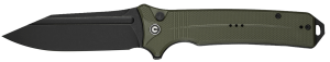 Neurohaptic OD Green Plain Black Stonewash Clip Point C23080-3 Knife
