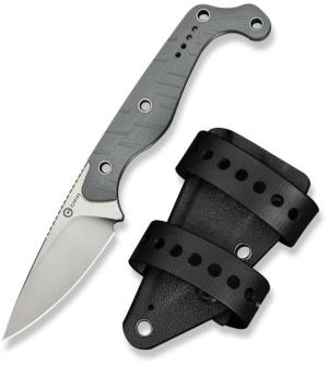 CIVIVI Sokn Fixed Blade Knife Gray G10 Handle - C22027-2 