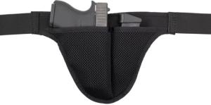 Elite Survival Systems Elite Crotch Carry Holster, Right Hand, Small, Black, 7110-SM-RH