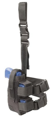 Elite Survival Systems Taser Thigh Holster, Left Hand, Black, 7515-B-LH