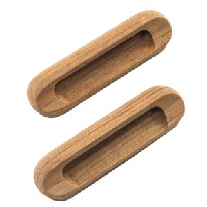 Whitecap Teak Oblong Drawer Pull - 4-1/16L - 2 Pack, 60124-A 725060601249