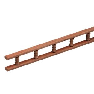 Whitecap Teak Standard Pin Rail - 5', 60705 725060607050