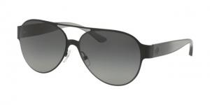 Tory Burch TY6066 Sunglasses 325311-58 - Men's, Black Frame, Grey Gradient Lenses
