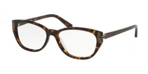 Tory Burch TY2093U Eyeglass Frames 1728-52 - Dark Havana Frame