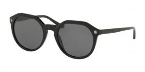 Tory Burch TY7130 Sunglasses 175681-52 - Men's, Black Frame, Dark Grey Polarized Lenses