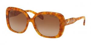 Michael Kors KLOSTERS MK2081 Sunglasses 333913-56 - Men's, Amber Tort Frame, Brown Gradient Lenses