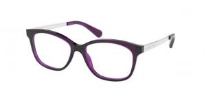 Michael Kors AMBROSINE MK4035 Eyeglass Frames 3222-53 - Transparent Purple