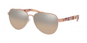 Tory Burch TY6070 Sunglasses 32738Z-57 - , Lt Brown Gradient Mirror Lenses