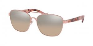 Tory Burch TY6069 Sunglasses 32738Z-57 - , Lt Brown Gradient Mirror Lenses