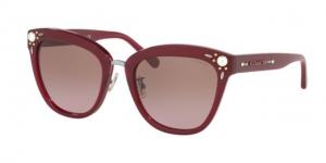 Coach L1092 HC8266H Sunglasses 552614-53 - , Brown Purple Gradient Lenses
