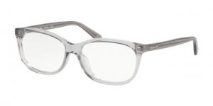Coach HC6139U Eyeglass Frames 5176-53 - Transparent Grey