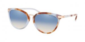 Michael Kors CLAREMONT MK2103 Sunglasses 3710V6-56 - , Powder Blue Mirror Lenses
