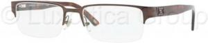 Versace VE1184 Progressive Prescription Eyeglasses 1269-5318 - Brushed Brown