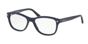 Coach HC6095 Single Vision Prescription Eyeglasses 5422-52 - Navy Frame