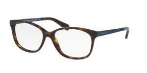 Michael Kors MK4035F Progressive Prescription Eyeglasses 3202-53 - Dk Tortoise Frame