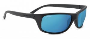 Serengeti Bormio Sunglasses, Satin Black Frame, Polar PhD 555nm Blue Lens, 8165