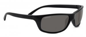 Serengeti Bormio Sunglasses, Shiny Black Frame, Polar PhD CPG Lens, 8168