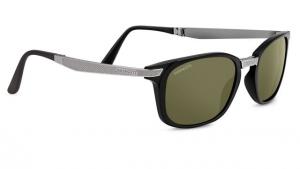 Serengeti Volare Sunglasses,Satin Black Frame,Polarized 555nm Square Lens 8495 726644093054