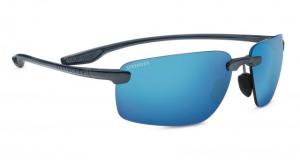 Serengeti Erice Sunglasses, Sanded Dark Gray, Polar PhD 555nm Blue, 8503