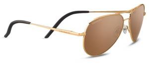 Serengeti Carrara Small, Polarized Drivers Gold, Aviator , Unisex, Shiny Bold Gold, Small, 8551 