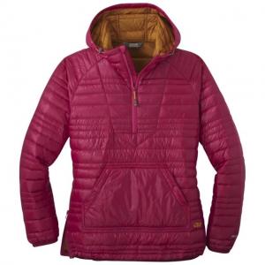 Outdoor Research Down Baja Pullover - Women's, Sangria/Curry, Medium, 2684991435007