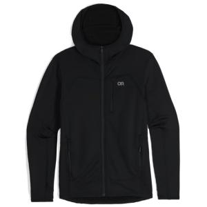 Outdoor Research Vigor Grid Fleece Full Zip Hoodie - Mens, Black, Extra Large, 3005030001009