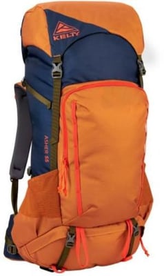 Kelty Asher 55 Pack, Golden Oak/Midnight Navy, 22628721GOK