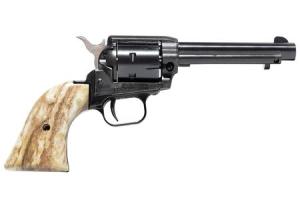 HERITAGE Rough Rider 22LR Revolver with Blued Barrel and Stag Grips RR22B4STAG1