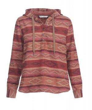 Woolrich First Light Jacquard Hoodie - Women's, Wine, XS, 2562-WNE-XS-R