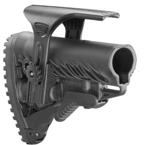 FAB Defense AR-15 Buttstock with Adjustable Cheek Rest Mil-Spec FX-GLR16CP