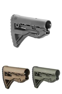 FAB Defense GLSHOCK AR-15/M16/M4 Recoil Reducing Stock Polymer, Black, fx-glshock FXGLSHOCK