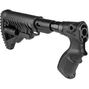 FAB Defense M4 Buttstock for Rem 870 w/ Shock Absorber, Black, AGR870-FKSB FXAGR870FKG