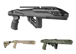 FAB Defense UAS-PRO Ruger 10/22 UAS Precision Stock Conversion Kit w/Handguard and Upper Rails, OD Green, fx-uaspr1022g FXUASPR1022G