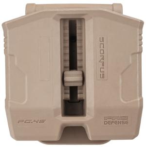 Scorpus Double Magazine Pouch, Glock .45/10mm, Flat Dark Earth, sc-pg45t