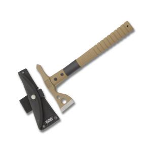 SOG Fasthawk with Coyote Tan Glass Reinforced Handle and 420 Stainless Steel Axe Blade Model F06T-COYOTE F06T-COYOTE