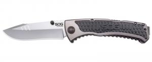 SOG Specialty Knives SideSwipe 3.40-inch Blade Length. Straight Edge, Clip Popnt 729857003858