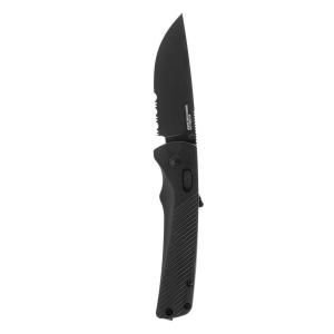 SOG Flash AT Blackout Serrated Folding Knife 75621705