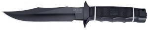 SOG Tech Fixed Tactical 6.4in Blade Bowie Knife, Black TiNi S10B-K