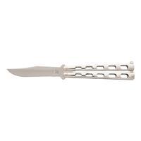 Bear &amp;amp; Son SS14 Stainless Steel Butterfly Knife 730153031148