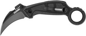 BlackHawk Garra 3 Foldeing Knife, 2.25in, D2 Tool Steel, Karambit, G10 Handle, Black, BH15G3201BK BH15G3201BK