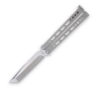 Bear & Son SMKW Exclusive Bear Song VII Balisong Titanium Tanto 730153353066