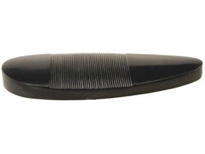Vintage Gun Buttplate Universal Grooved without Holes Polymer Black - 544539