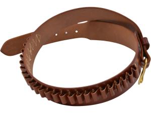 Triple K 100 Heavy Saddle Leather Pistol Cartridge Belt Walnut Oil - 752721 10022