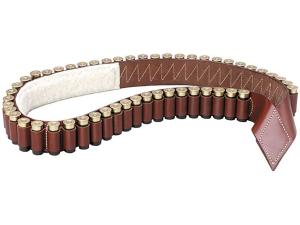 Triple K 208 12 Gauge Shotgun Bandolier Leather Walnut Oil - 469817