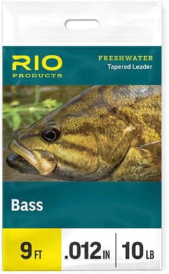 RIO Products Bass Leaders, 9Ft 10Lb 4.5Kg, RIO-24202 RIO24202