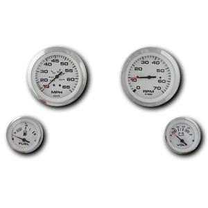 Sierra International Lido Pro Outboard Instrument Set 4 Gauge, 67669P