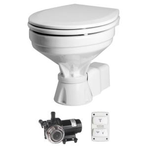 Johnson Pump AquaT Toilet Electric Comfort - 12V w/Pump, 80-47232-01